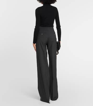 Pantalon ample Mendoza en laine vierge | Max Mara