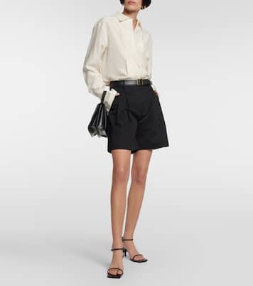 Shorts Bermuda in twill a vita media | Toteme