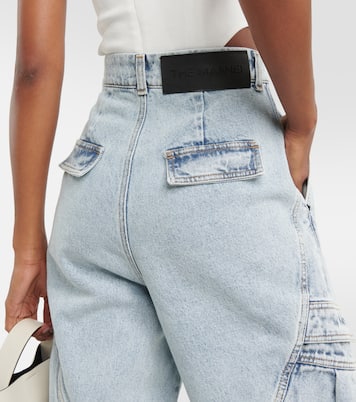Jeans cargo a vita alta | The Mannei