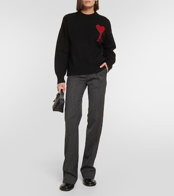 Ami De Cœur virgin wool sweater | Ami Paris
