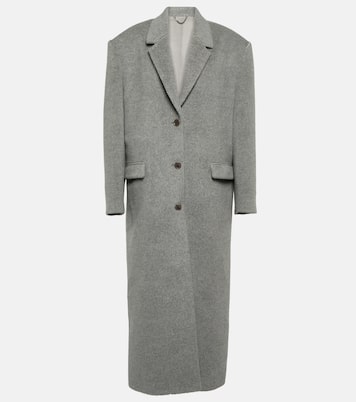 Single-breasted alpaca and wool coat | Magda Butrym