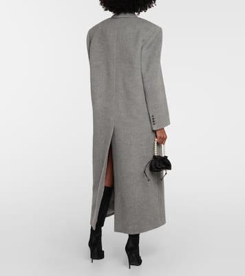Single-breasted alpaca and wool coat | Magda Butrym