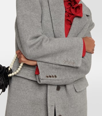 Single-breasted alpaca and wool coat | Magda Butrym