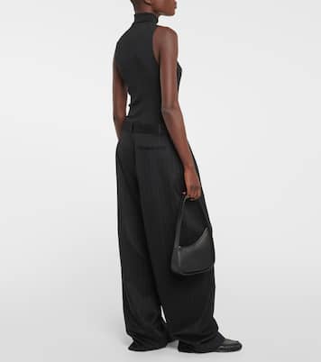 Rufos pinstripe cashmere wide-leg pants | The Row