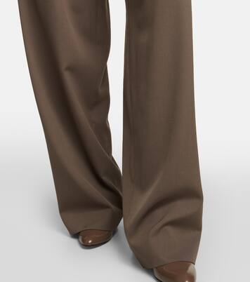 Pantaloni Rufos a gamba larga in twill | The Row