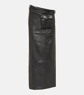 Atyri coated midi skirt | Aya Muse