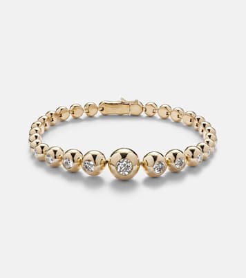 Bracelet Audrey Graduated en or 18 ct et diamants | Melissa Kaye