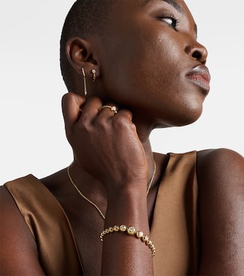 Armband Audrey Graduated aus 18kt Gelbgold mit Diamanten | Melissa Kaye