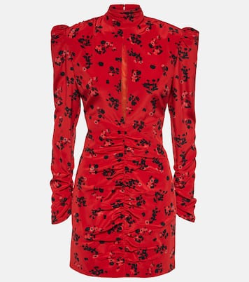 Floral silk minidress  | Alessandra Rich