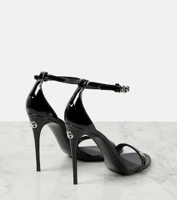 Sandales en cuir verni | Dolce&Gabbana