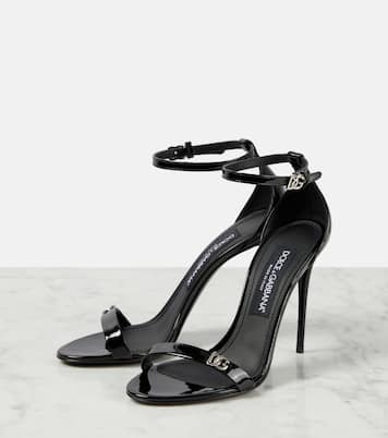 Sandales en cuir verni | Dolce&Gabbana