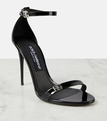Sandales en cuir verni | Dolce&Gabbana