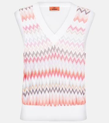Top aus Häkelstrick | Missoni