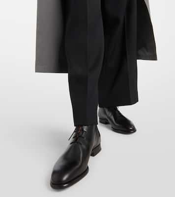 Grant leather lace-up boots | The Row