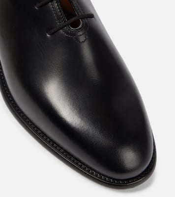 Grant leather lace-up boots | The Row