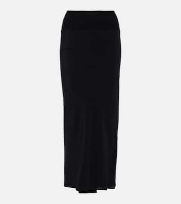 Falda midi de jersey | Rick Owens