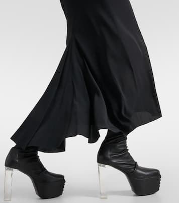 Falda midi de jersey | Rick Owens