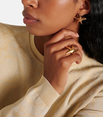 Barocco Sea logo earrings | Versace