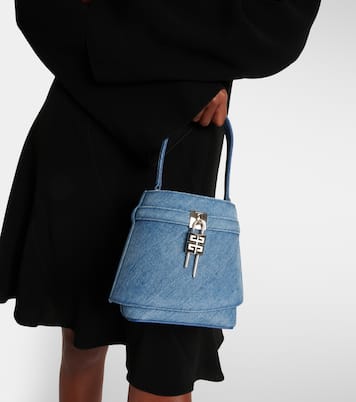 Bolso saco Shark Lock de denim | Givenchy