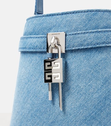 Bolso saco Shark Lock de denim | Givenchy