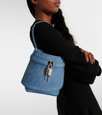 Bolso saco Shark Lock de denim | Givenchy