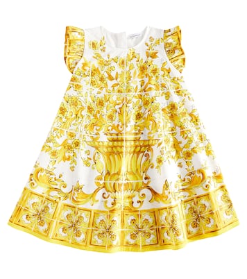 Abito in cotone con stampa | Dolce&Gabbana Kids