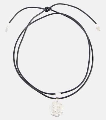 Collana Rose in argento sterling e pelle | Magda Butrym
