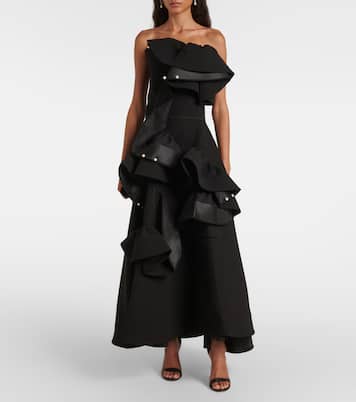 Abito bustier Fateful con volant | Maticevski