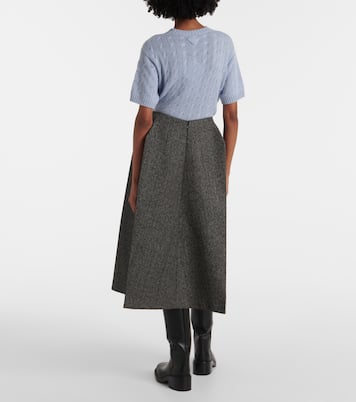Jupe longue en laine | Prada