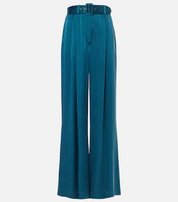 Pantaloni a gamba larga in seta | Zimmermann