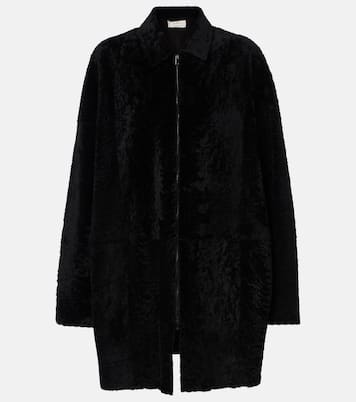 Sheeran shearling coat | The Row