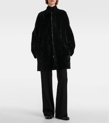 Sheeran shearling coat | The Row