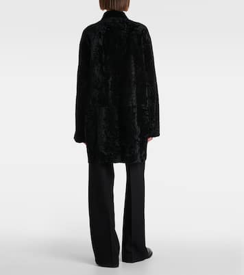 Sheeran shearling coat | The Row