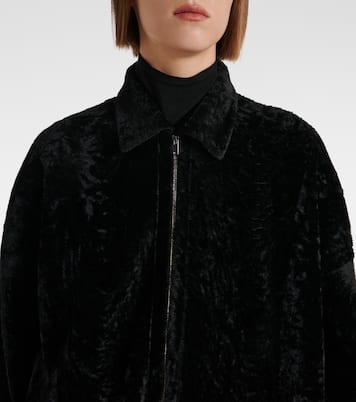 Sheeran shearling coat | The Row