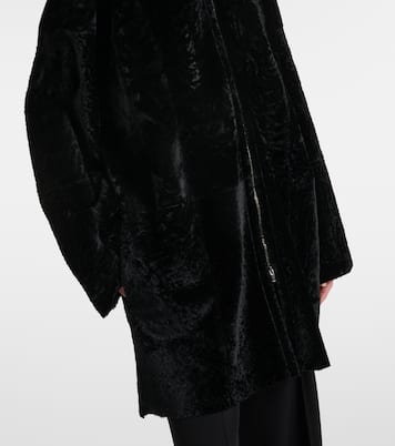 Sheeran shearling coat | The Row