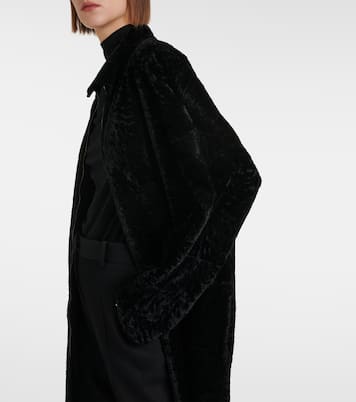 Sheeran shearling coat | The Row