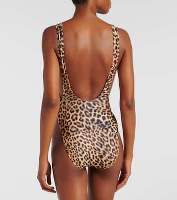 Marissa cheetah-print swimsuit | Norma Kamali