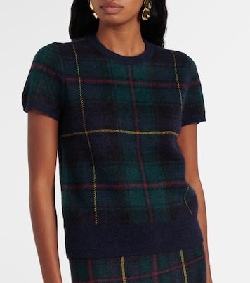 Top en laine mélangée à carreaux | Polo Ralph Lauren