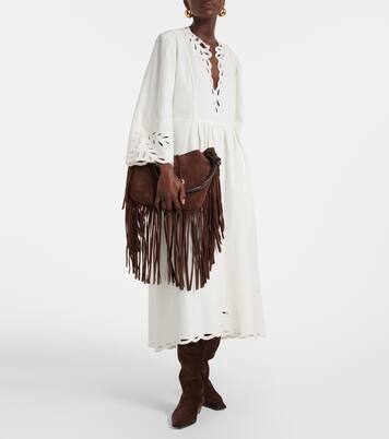 Sac Gytane Medium en daim | Aquazzura