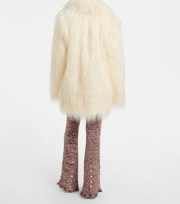 Faux shearling jacket | Rabanne