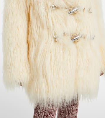 Faux shearling jacket | Rabanne