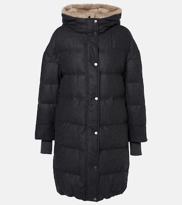 Padded wool jacket | Brunello Cucinelli