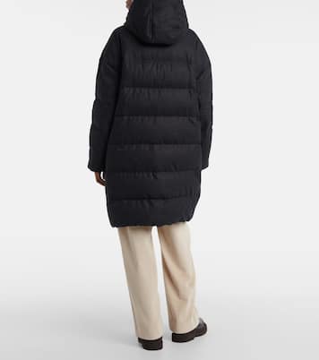 Padded wool jacket | Brunello Cucinelli