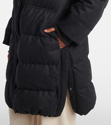 Padded wool jacket | Brunello Cucinelli