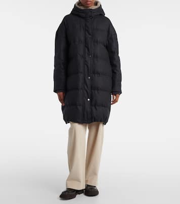 Padded wool jacket | Brunello Cucinelli