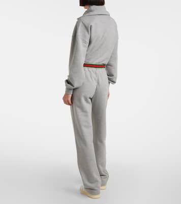 Pantalones deportivos de algodón con Web | Gucci