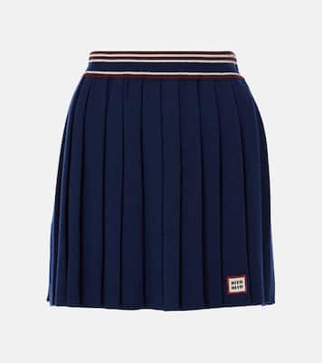 Wool and cashmere miniskirt | Miu Miu