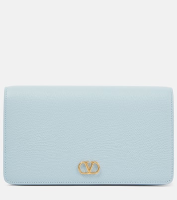 VLogo Signature Mini leather shoulder bag | Valentino Garavani
