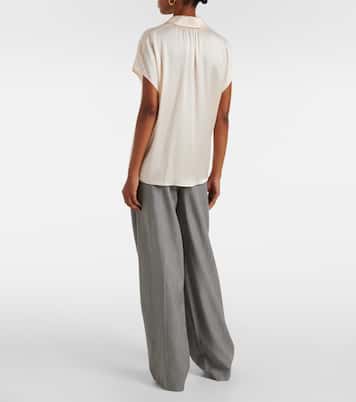 Blusa in raso di seta | Vince