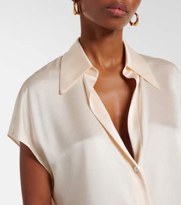 Blusa in raso di seta | Vince